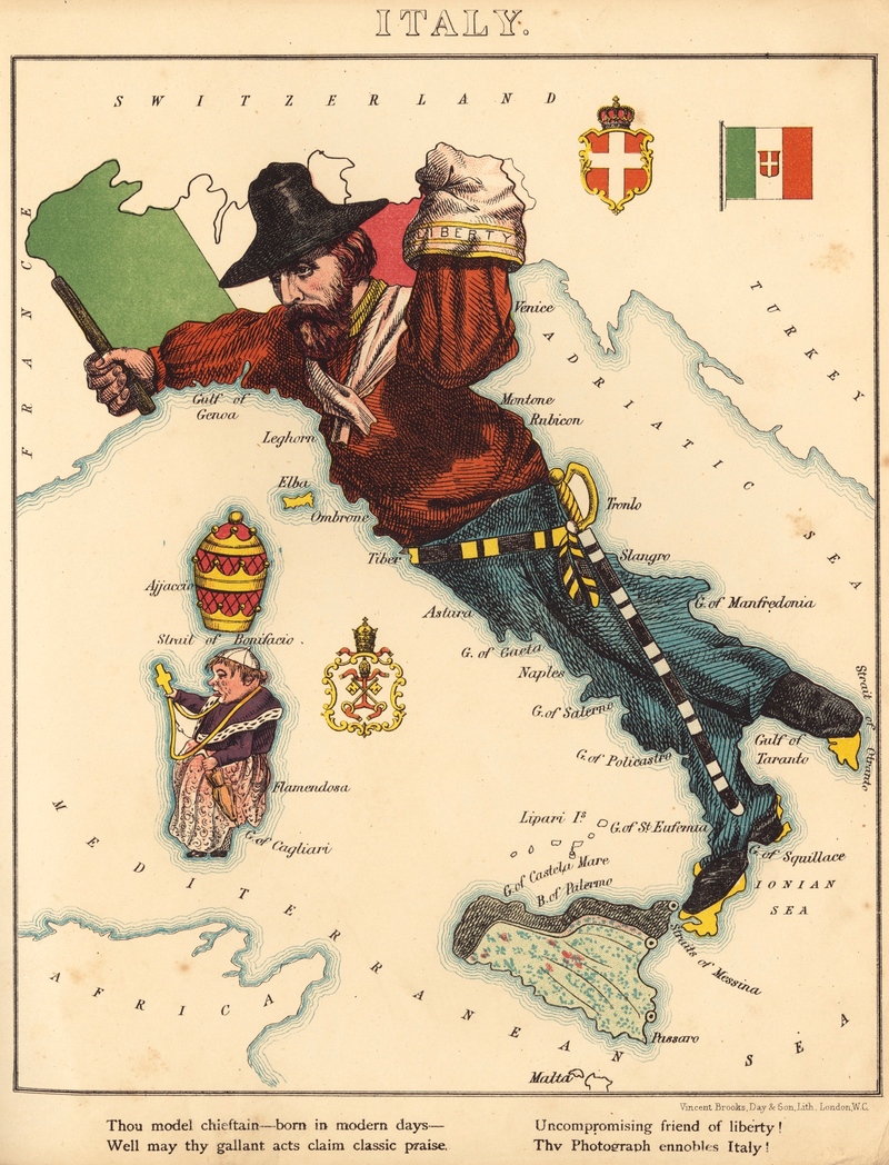 Illustration for article titled These Rarely Seen Maps Turn Earth Into A Land From A Fantasy Novel